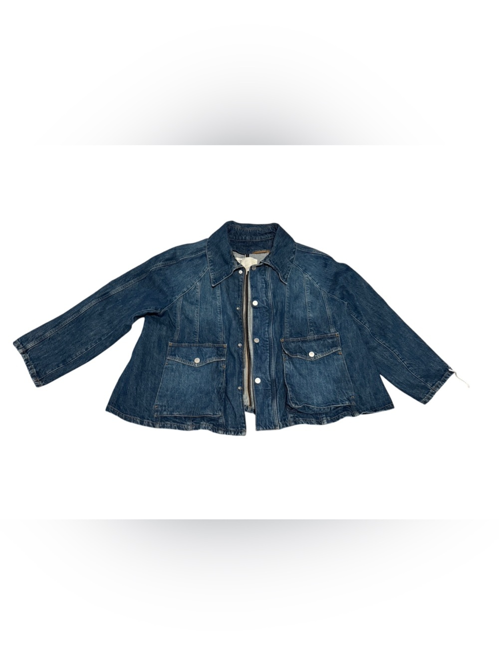 NWOT Anthropologie Pilcro Denim Swing Jacket Size 1X - Picture 4 of 11